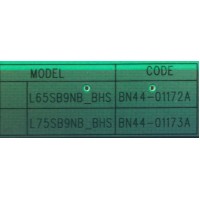 LED DRIVER PARA SAMSUNG / NUMERO DE PARTE BN44-01173A / BN4401173A / L75SB9NB_BHS / DISPLAY ST7461E03-3 VER.2.2 / MODELO QN75QN850 / QN75QN850BFXZA CA01 / QN75QN900BFXZA AA01